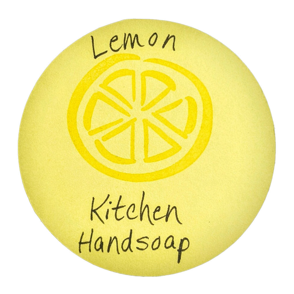 Lemon Kitchen Loofah Hand Soap